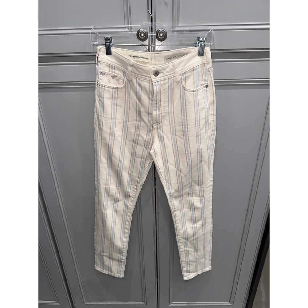 Pilcro & The Letterpress Fleur High-Rise size 25 Slim Boyfriend Jeans - Picture 4 of 12